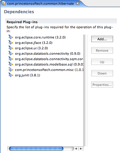 An Eclipse Plugin with Versioned Dependencies