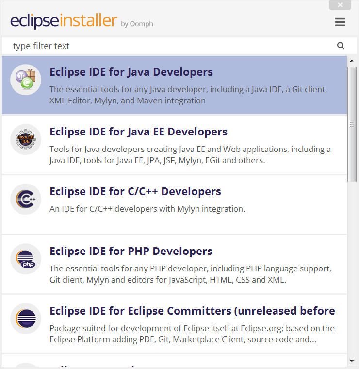 eclipse installer for mac