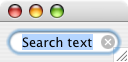 A search Text on the Mac