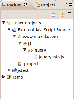 The External JavaScript Source project