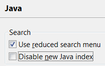 new java index
