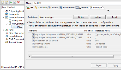 Prototype Tab Java Launch Configuration 2