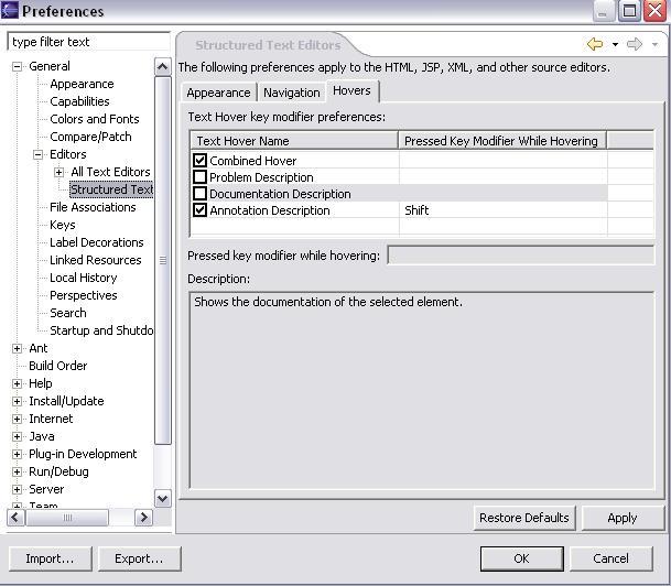 eclipse change the default editor for xml